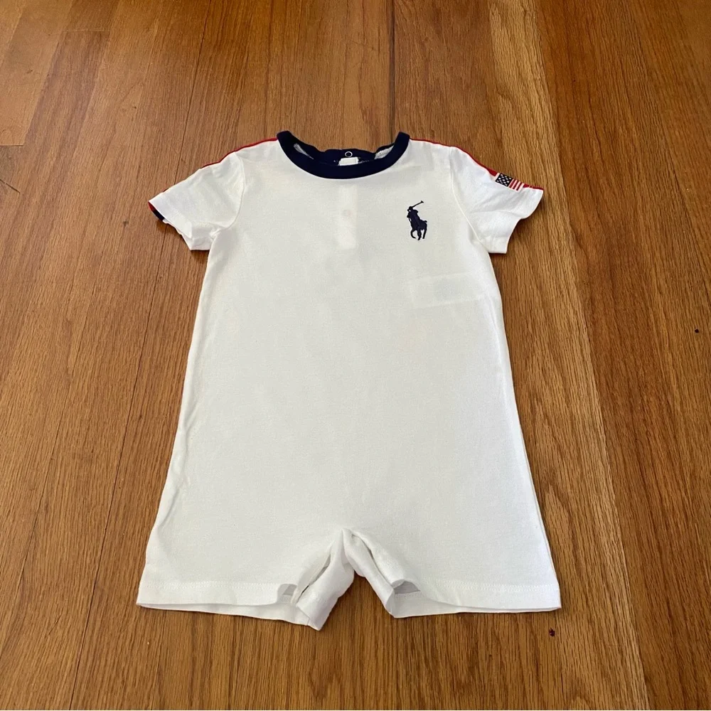 Ralph Lauren USA Team One Piece With Flag Patch
